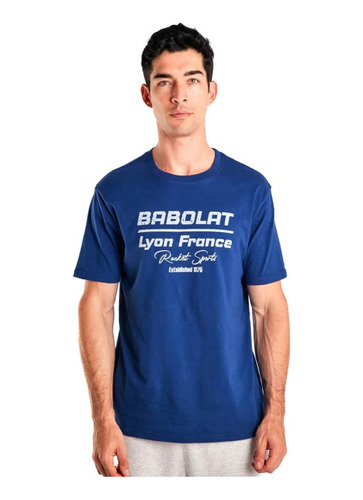 Remera Deportiva Hombre Babolat Logo Drive Tenis Padel