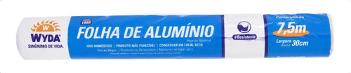 Papel Alumínio Wyda 30x7,5cm