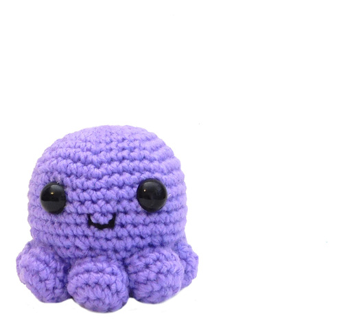 Pulpo Bebe Colores Peluche Tejido Amigurumi Crochet