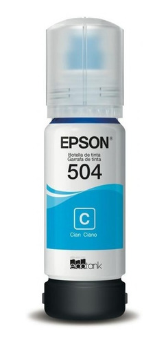 Tinta Epson Original 504 Cyan