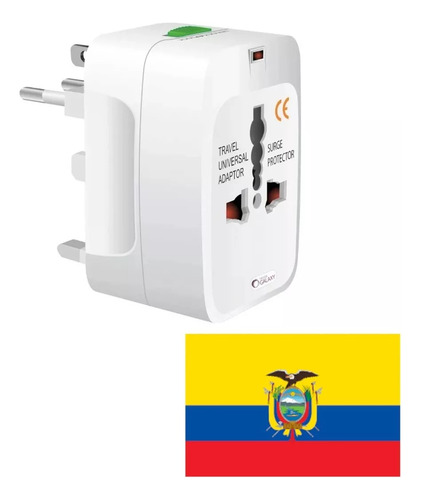 Adaptador Cargador Para Utilizar En Ecuador - Viajero