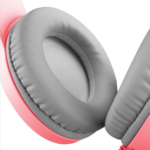 Auricular Gamer Multiplataforma Redragon Hylas Rosado Rgb