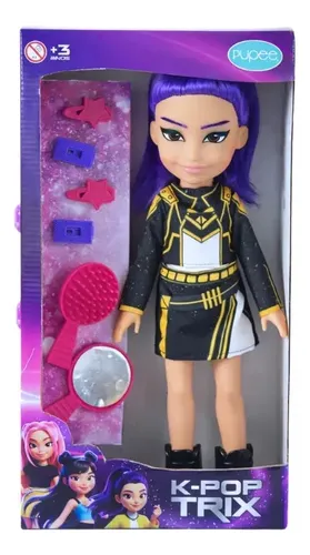 Boneca K-pop Trix Gold - Lumi - Roxo | MercadoLivre