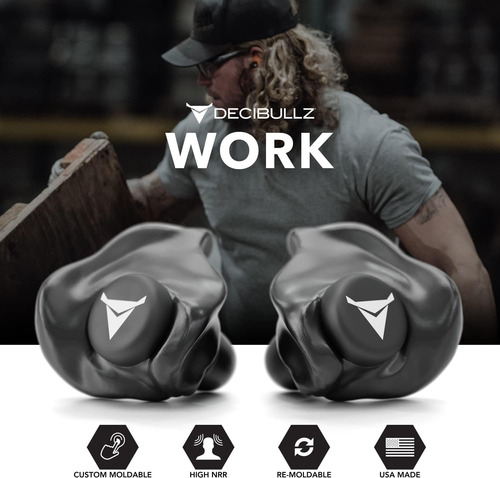 Decibullz - Tapones Para Los Oídos Moldeados Personalizados,
