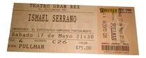 Comprar Entrada Ismael Serrano Gran Rex 17 De Mayo De 2008