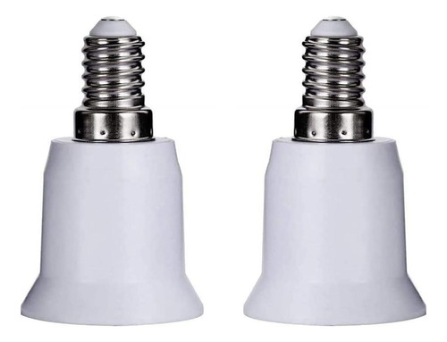 Paquete De 2 Adaptadores Retráctiles Berlyue E12 A E26 E27 E