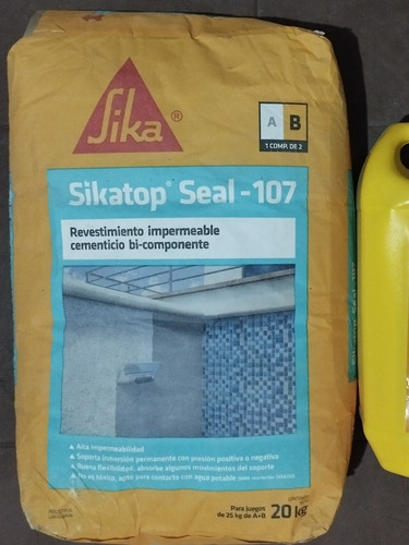 Sikatop Seal 107 X 25 - Dos Componentes 20 +5