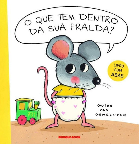 O que tem dentro da sua fralda?, de Genechten, Guido van. Editora Brinque Book, capa mole, edição 1ª edição - 2010 em português