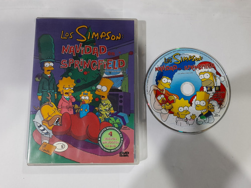 Dvd Los Simpson Navidad En Springfield En Formato Dvd