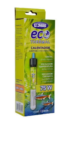 Calentador Sumergible C/ Termostato Ecothermal 75w Lomas