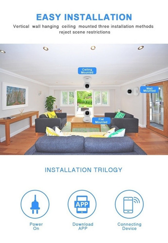 Camara Inteligente X 2 Unds. Wifi 360 Google, Tuya, Alexa