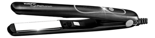 Chapinha De Cabelo Taiff Style Pro Titanium Preta Bivolt Cor Preto