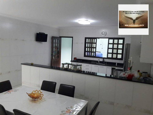 Imagem 6 de 30 de Sobrado De 344 M² Com 04 Dormitórios,( 01 Suíte )09 Vagas De Garagem,residencial À Venda, Vila Camilópolis, Santo André. - So0194