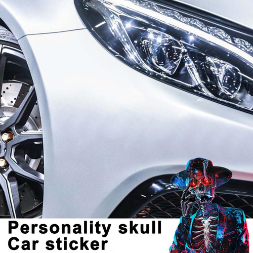 Calcomanía De Calavera Para Coche Pegatinas De Calavera Para