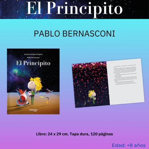 El Principito Pablo Bernasconi Tapa Dura Edición De Lujo