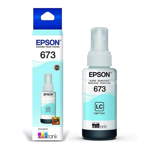 Tinta Epson T673520-al Cian Claro 70ml Ecotank L805 L810