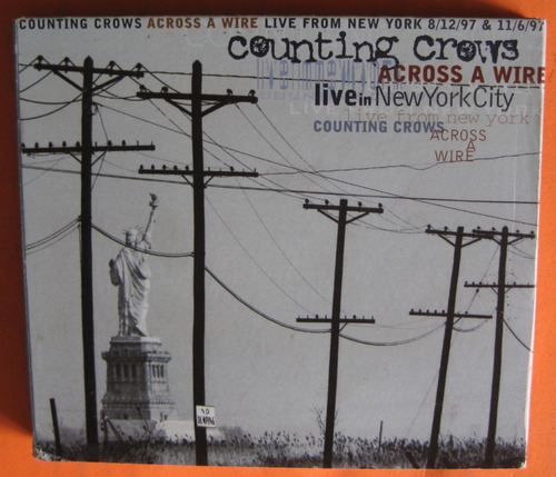 Counting Crows Across A Wire Live New York Cd Doble 1998 Usa