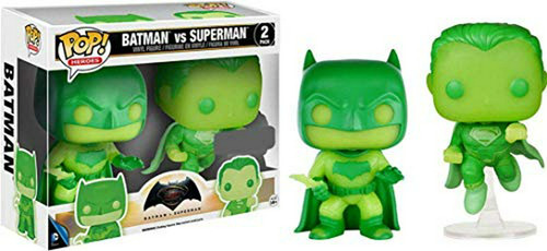 Funko Pop Batman Vs. Paquete 2 Superman Glow