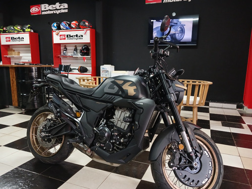 Zontes Gk 350 - Plata/naranja - Beta Del Nea