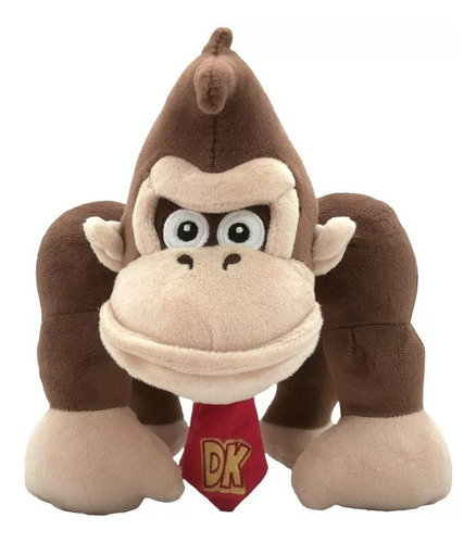 Peluche Donkey Kong De Mario Bros 28cm Excelente Calidad