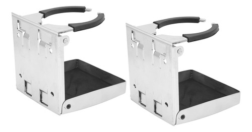 Soporte Plegable Ajustable Para Bebidas, 2 Brazos Para Tazas