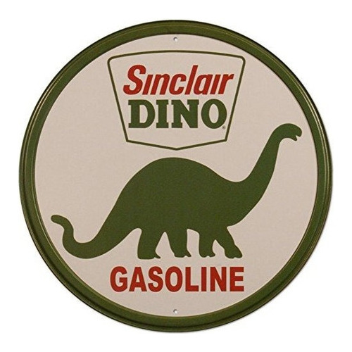 Sinclair Dino Gasoline Tin Sign 12 X 12in