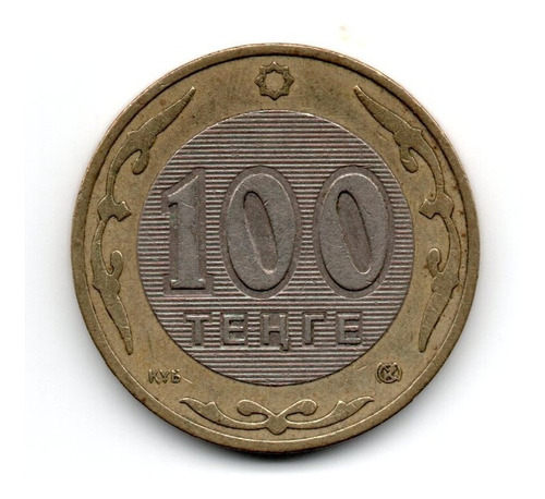 Kazajistan Moneda 100 Tenge Año 2004 Km#39