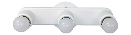 Aplique Camarin 3 Luces Blanco Baño