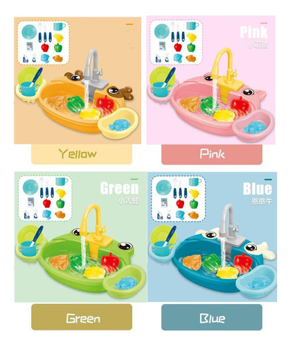 Kit Infantil Con Lavabo Y Accesorios - I Got Real Water