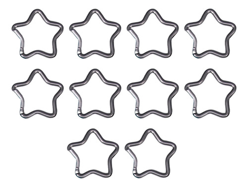 Mosquetones Con Forma De Estrella De Cinco Puntas Para Silve