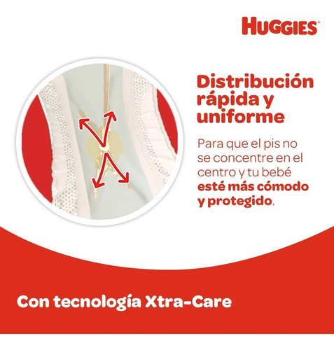 Imagen 8 de 9 de Huggies Supreme Care Xg X 2 + Toallas Oleo Calcareo 80 X 2