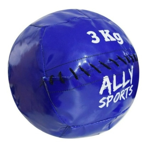 Pelota Medicine Ball Cuero 3kg Sin Pique 