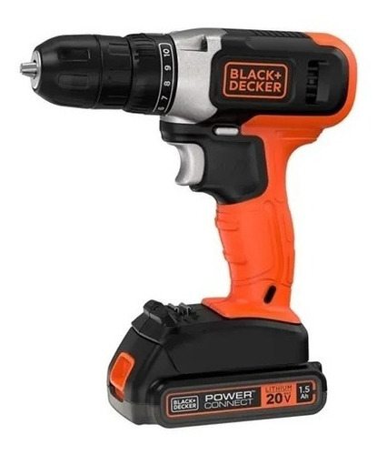 Taladro Atornillador  Batería 20v Black + Decker + 45 Puntas