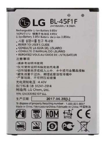 Bateria Pila LG Bl45f1f Aristo Ms210 