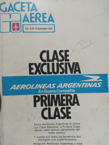 Gaceta Aérea Diciembre 1989 #*