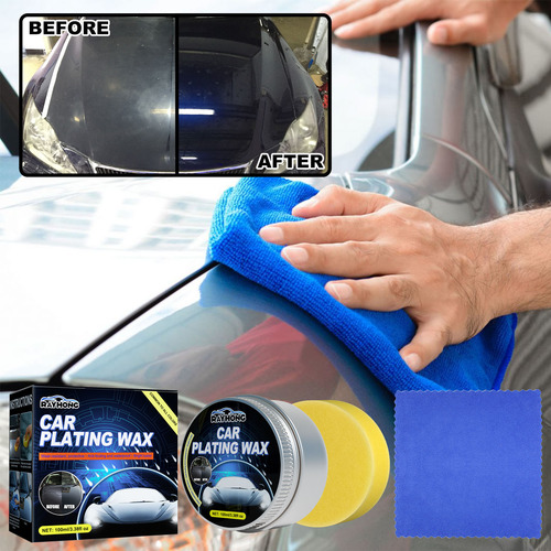 Set De Encerado De Cristal Para Coche, Cera Para Revestimien