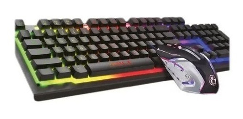 Combo Teclado Mouse Laser 3600dpi Gaming Km900 Igoma Colores