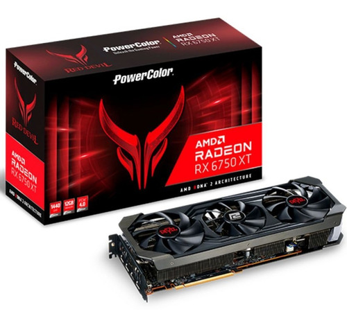 Placa De Video Radeon Powercolor Rx 6750 Xt Gaming Oc Pcreg