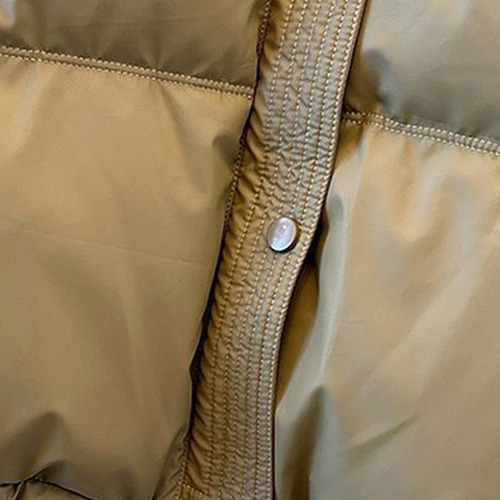 Chaqueta De Invierno B Para Mujer Con Capucha, Cintura Y Abrigo So 8007