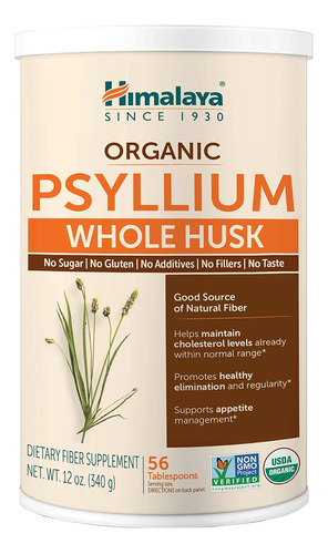 Cascara De Psyllium Organica Control De Peso Himalaya 340 Gr