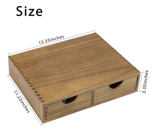 Organizador De Cápsulas De Café K Cup De Madera, Caja De Alm