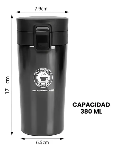 Vaso Térmico Termo Café Te O Agua Premium Acero Inoxidable Rosa Vaso Térmico Café