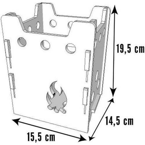 Imagen 5 de 10 de Hornillo Solocamping Aconcagua, Cocina De Camping Desarmable