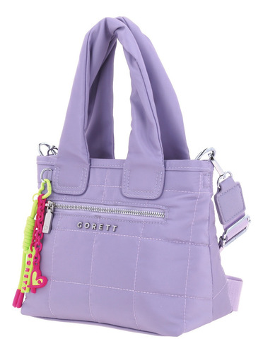 Bolsa Satchel Gorett Corett Color Lila