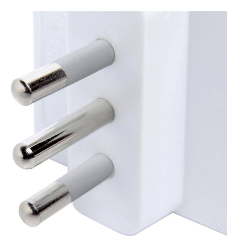 Adaptador Triple 2p+t 10 A Blanco