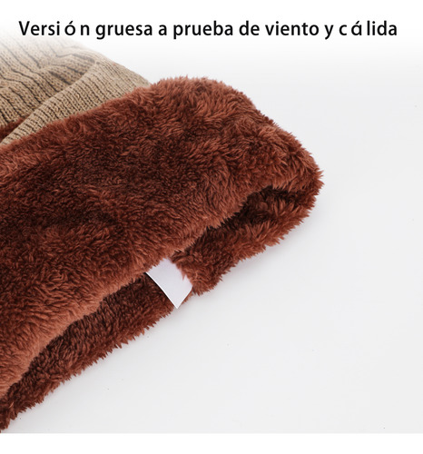 Gorro De Punto Cálido Para Hombres Y Mujeres