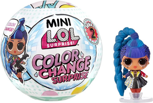 Mini Lol Surprise Color Change Con 6 Sorpresas Originales