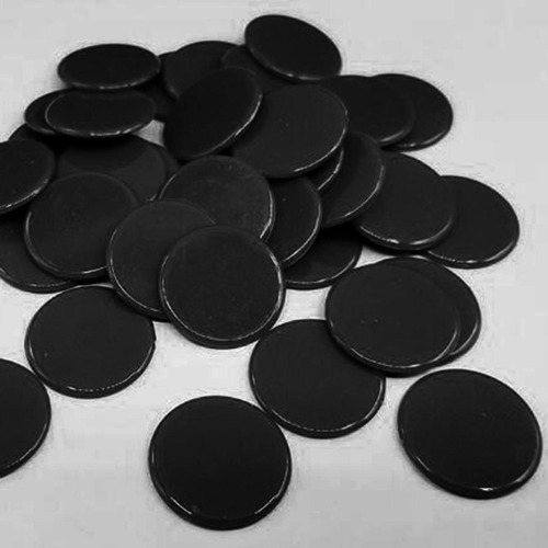 2 X 100 Pcs Fichas De Moedas Cor Sólida Casino
