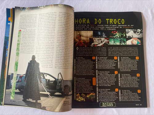 Revista Set 191 Matrix Reloaded Filosofia Kungfu Filme 17302 (Usado)