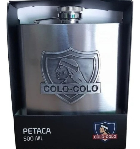 Petaca Colo Colo Acero Inoxidable 500 Ml Oficial